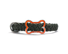 Mascot Sailor's Knot Solids Loden Dog Collar
