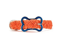 Mascot Sailor's Knot Solids Orange Dog Collar