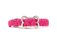 Mascot Sailor's Knot Solids Pink Dog Collar
