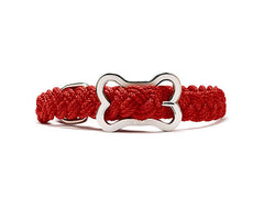 Mascot Sailor's Knot Solids Red Dog Collar