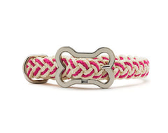 Mascot Sailor's Knot Naturals Pink & Natural Dog Collar