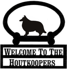 Sweeney Ridge Shetland Sheepdog Custom Welcome Sign