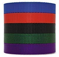 Lupine Solid Black Martingale Dog Collar