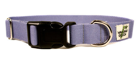 Wagging Green Spring Lilac Dog Collar