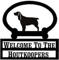Sweeney Ridge Springer Spaniel Custom Welcome Sign