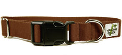 Wagging Green Tree Bark Dog Collar