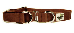 Wagging Green Tree Bark Martingale Style Dog Collar