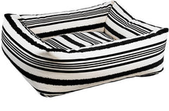 Bowsers Tuxedo Stripe Microvelvet Dutchie Dog Bed