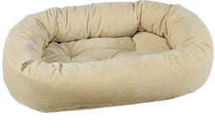 Bowsers Vanilla Treats Microvelvet Donut Dog Bed