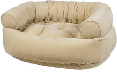Bowsers Vanilla Treats Microvelvet Double Donut Dog Bed