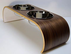 Wowo Two Black Walnut Veneer Raised Diner