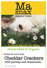 Ma Snax Organic Cheddar Crackers