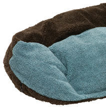 West Paw Beach Glass/Chocolate Tuckered Out Dog Bed