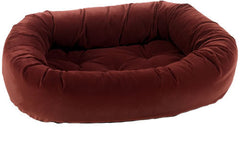 Bowsers Wine Microvelvet Donut Dog Bed