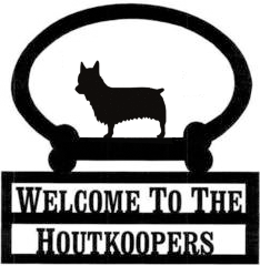 Sweeney Ridge Yorkshire Terrier (Pet Clip) Custom Welcome Sign