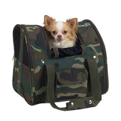 Casual Canine Camouflage Backpack Dog Carrier
