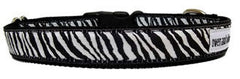 Owen & Olivia Zebra Dog Collar